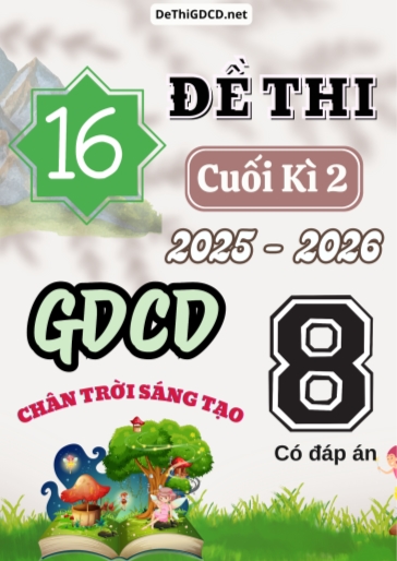 Bộ 16 Đề thi cuối Kì 2 2025-2026 GDCD Lớp 8 CTST (Có đáp án)