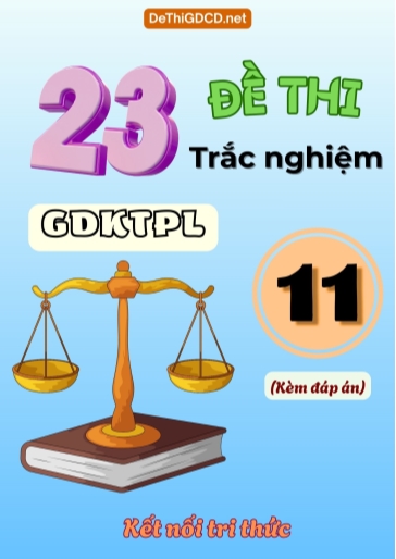 Bộ 23 Đề thi trắc nghiệm Kinh tế pháp luật 11 Kết Nối Tri Thức (Có đáp án)